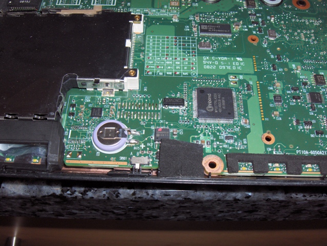 Water/Liquid Damaged Laptop Mainboard After Repair